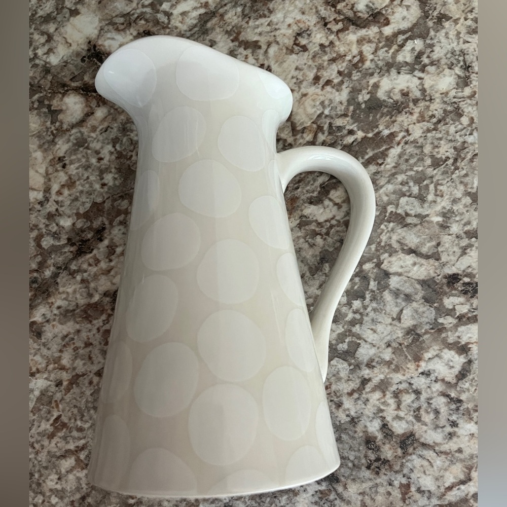 Coton Colors Happy Everything Neutral Polka Dot Mini Pitcher